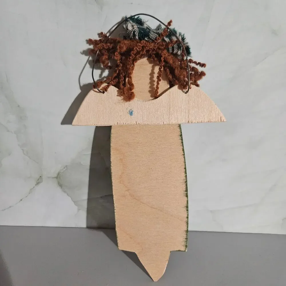 Wooden Faith Christmas ornament